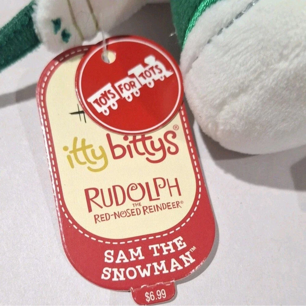 Hallmark Itty Bittys Sam The Snowman Rudolph The Red Nosed Reindeer Mini Plush